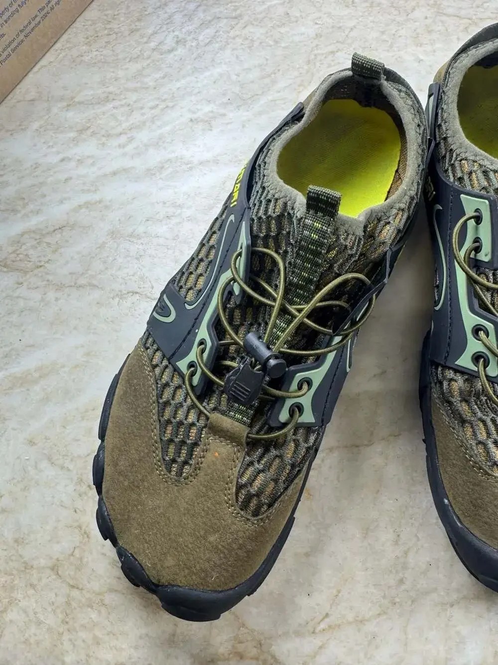 SIMARI Men’s Quick Dry Water Shoes Amphibious Hiking Aqua Sneakers EU 44 Green